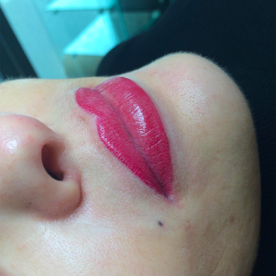 maquillage permanent rouge levre